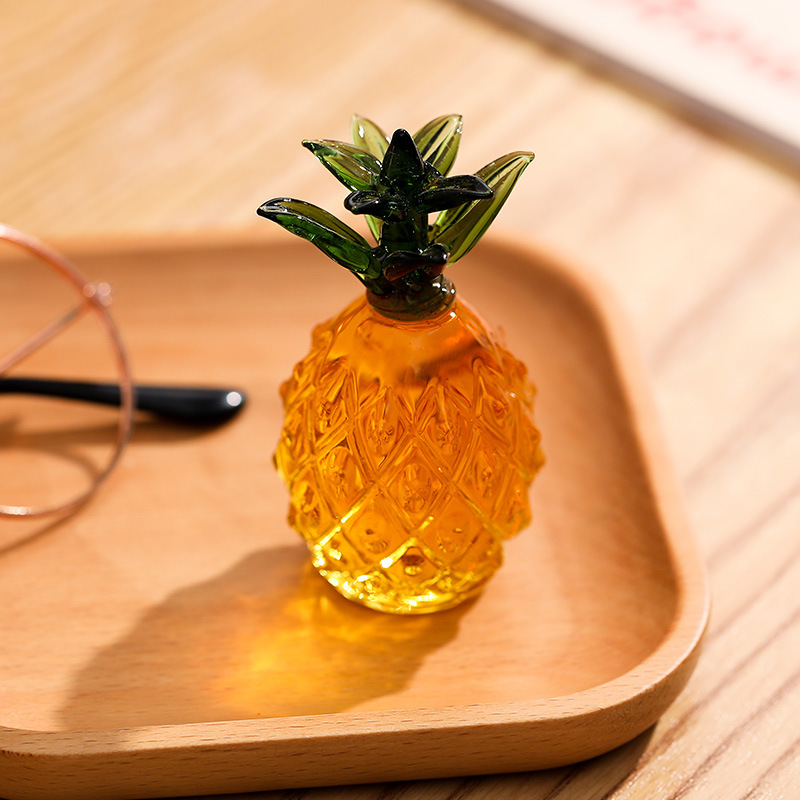 Citrine Pineapple Decoration Summer Romantic TV Cabinet Hallway Living Room Study Wedding Gift Handicraft Wholesale