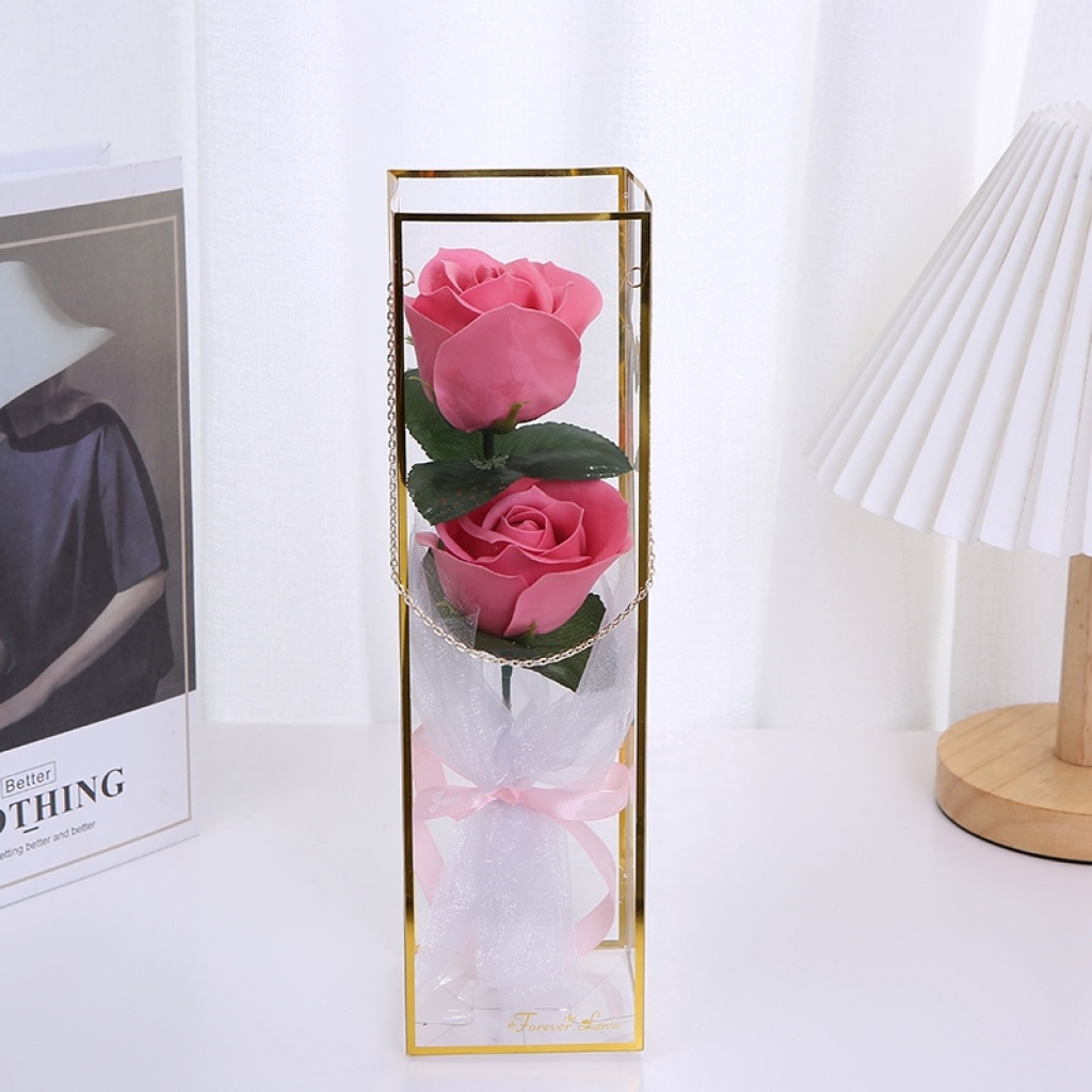Qixi Teacher Christmas Valentine's Day Decoration Craft Simulation Soap Rose Cross-Border E-Commerce Wedding Gift Box Qixi Teacher Christmas Valentine's Day Decoration Craft Simulation Soap Rose Cross-Border E-Commerce Wedding Gift Box