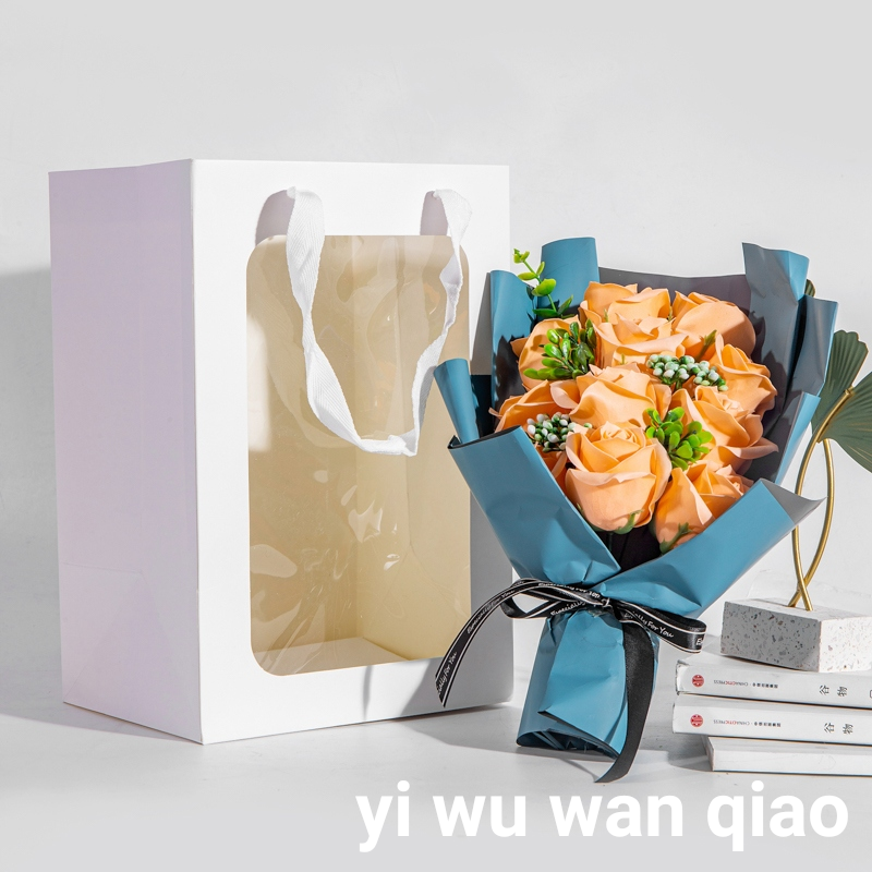 520 Valentines&#039; Day Christmas Decoration Craft Wedding Gift Box Gift Soap Rose Soap Artificial Flower