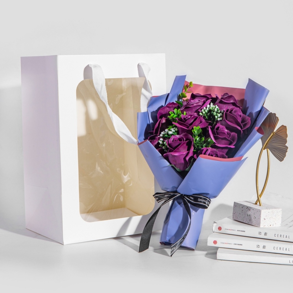 520 Valentines' Day Christmas Decoration Craft Wedding Gift Box Gift Soap Rose Soap Artificial Flower