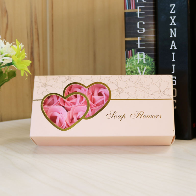 Foreign Trade Cross-Border 38 Th Mother Valentine&#039;s Day Little Creative Gifts Artificial Rose Soap Flower Wedding Gift Box Valentine&#039;s Day