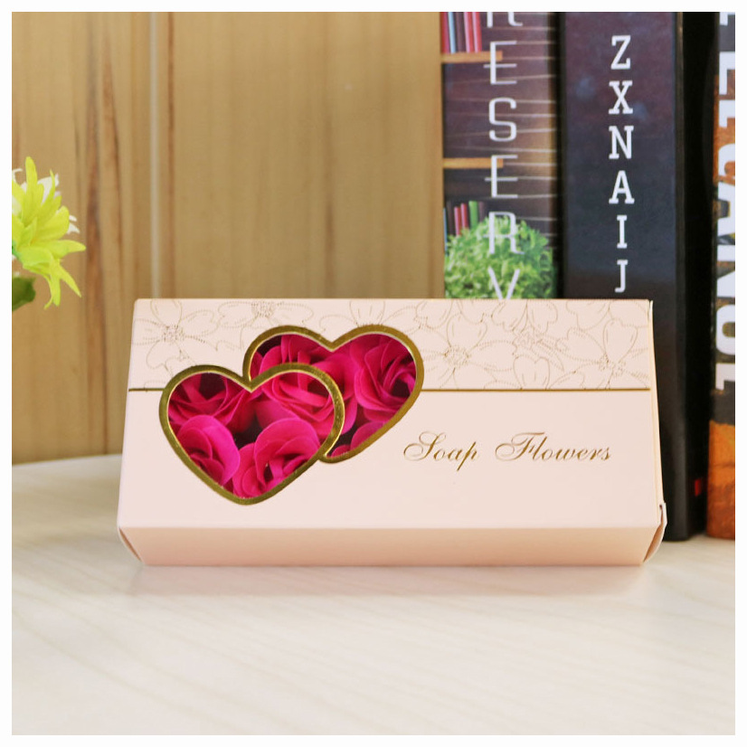 Foreign Trade Cross-Border 38 Th Mother Valentine&#039;s Day Little Creative Gifts Artificial Rose Soap Flower Wedding Gift Box Valentine&#039;s Day