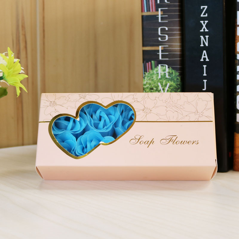 Foreign Trade Cross-Border 38 Th Mother Valentine&#039;s Day Little Creative Gifts Artificial Rose Soap Flower Wedding Gift Box Valentine&#039;s Day