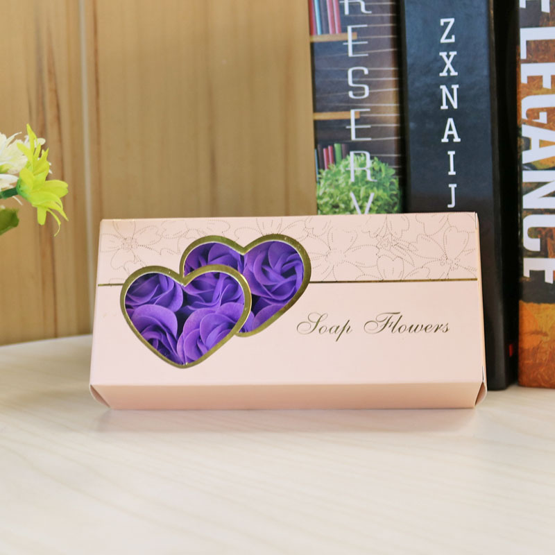 Foreign Trade Cross-Border 38 Th Mother Valentine&#039;s Day Little Creative Gifts Artificial Rose Soap Flower Wedding Gift Box Valentine&#039;s Day