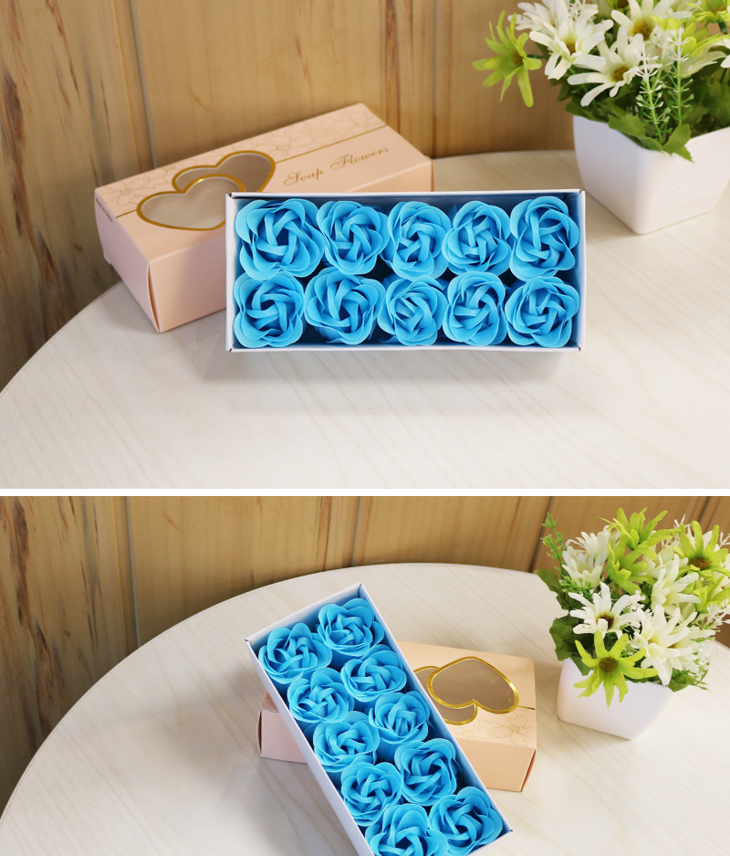 Foreign Trade Cross-Border 38 Th Mother Valentine's Day Little Creative Gifts Artificial Rose Soap Flower Wedding Gift Box Valentine's Day