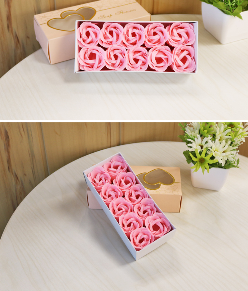 Foreign Trade Cross-Border 38 Th Mother Valentine's Day Little Creative Gifts Artificial Rose Soap Flower Wedding Gift Box Valentine's Day