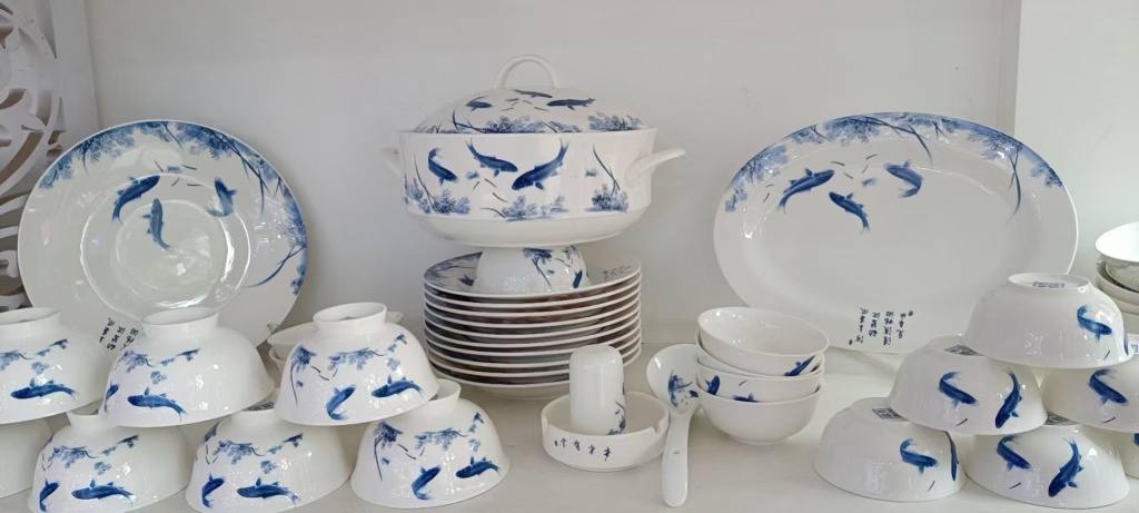 56 Skull Ceramic Tableware Set Ceramic Bowl Ceramic Plate Ceramic Bowl Ceramic Plate Wedding Gift Housewarming