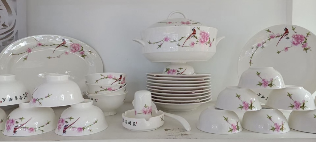 56 Skull Ceramic Tableware Set Ceramic Bowl Ceramic Plate Ceramic Bowl Ceramic Plate Wedding Gift Housewarming