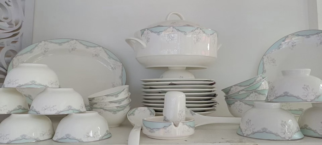56 Skull Ceramic Tableware Set Ceramic Bowl Ceramic Plate Ceramic Bowl Ceramic Plate Wedding Gift Housewarming