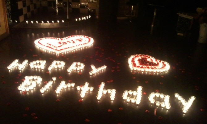 Festive supplies wedding candles and bar decoration to marry a birthday candle