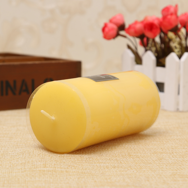 Smokeless and tasteless cylindrical candles wedding candles European - style candles * 10 6