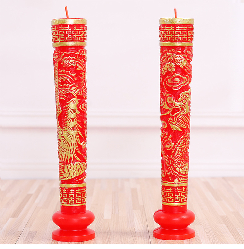 Wholesale Wedding Celebration Supplies Wedding Room Decoration Layout Creative Wedding Dragon and Phoenix Candles Red Candle Chinese Wedding Candles Wholesale Wedding Celebration Supplies Wedding Room Decoration Layout Creative Wedding Dragon and Phoenix Candles Red Candle Chinese Wedding Candles
