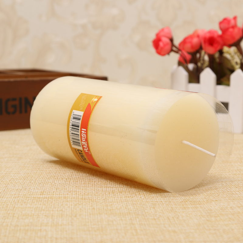 Smokeless and tasteless cylindrical candles wedding candles European candles 7 * 15