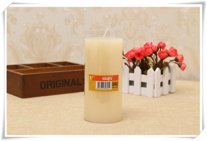 Smokeless and tasteless cylindrical candles wedding candles European candles 7 * 15