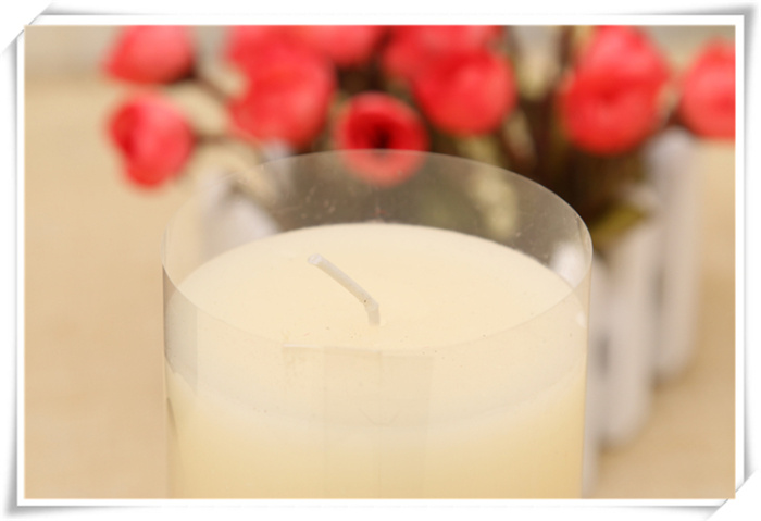 Smokeless and tasteless cylindrical candles wedding candles European candles 7 * 15