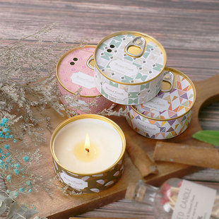  Glass Cup Wax Fragrance Candle DIY Handmade Wedding Birthday Hand Gift Soy Wax Aromatherapy Candle Wedding candles