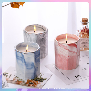  Glass Cup Wax Fragrance Candle DIY Handmade Wedding Birthday Hand Gift Soy Wax Aromatherapy Candle Wedding candles