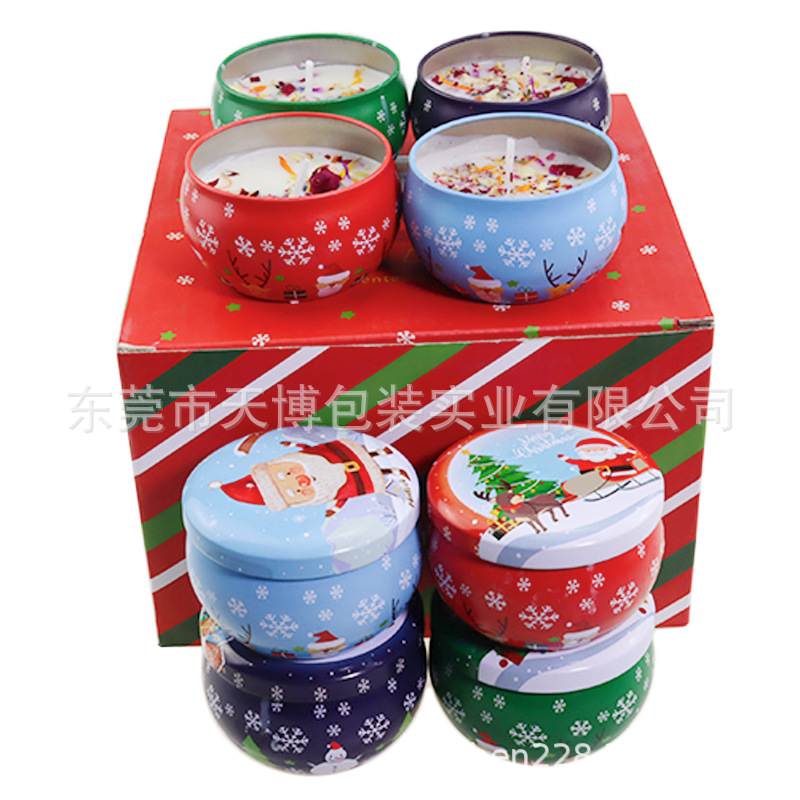 Dried Flower 2 Oz Essential Oil Soy Wax Aromatherapy Candle with Hand Gift Set Spot Ins Fragrance Candle Wedding candles