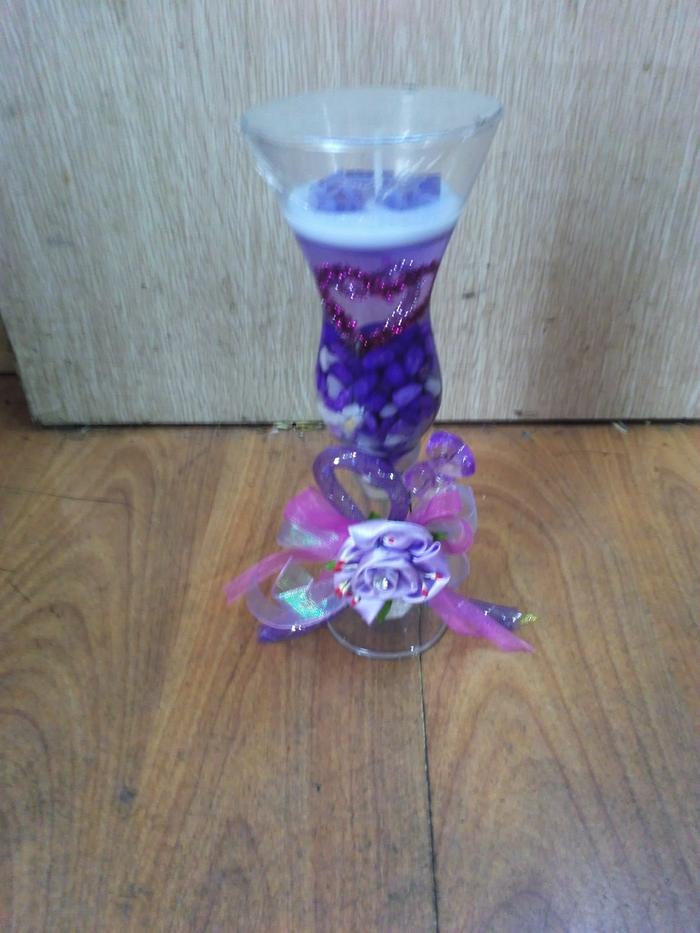 Propose creative glass jelly candle aromatherapy candle candles, wedding candles