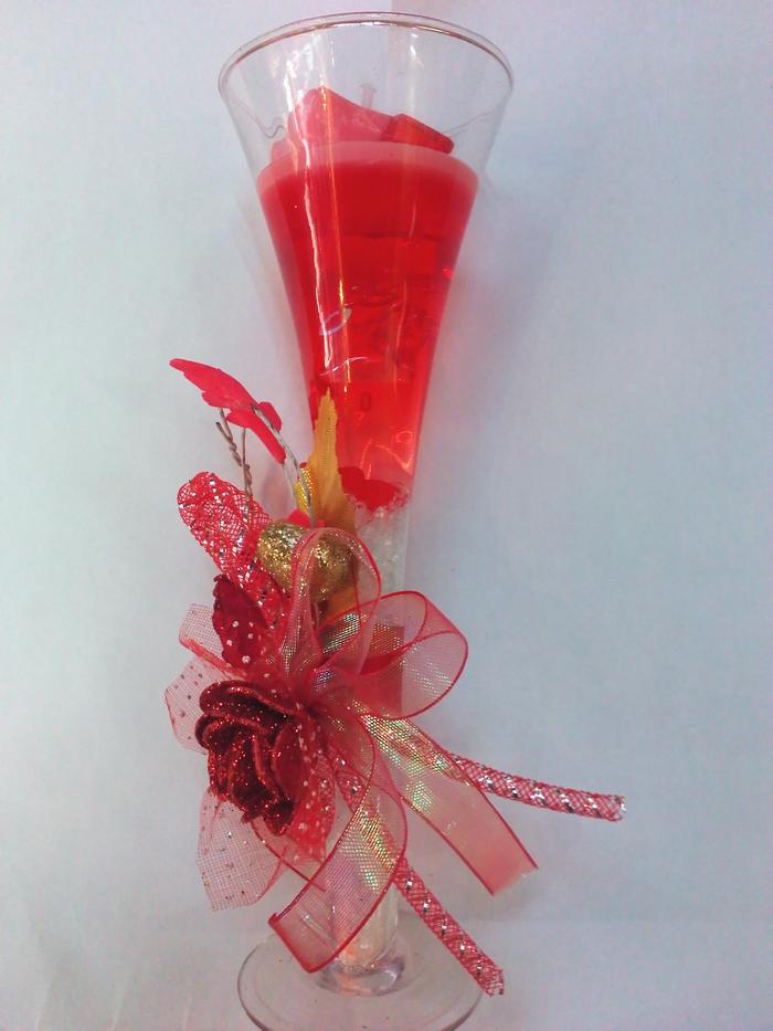 Romantic wedding candles aromatherapy goblet crystal jelly glass candle festive wedding wedding