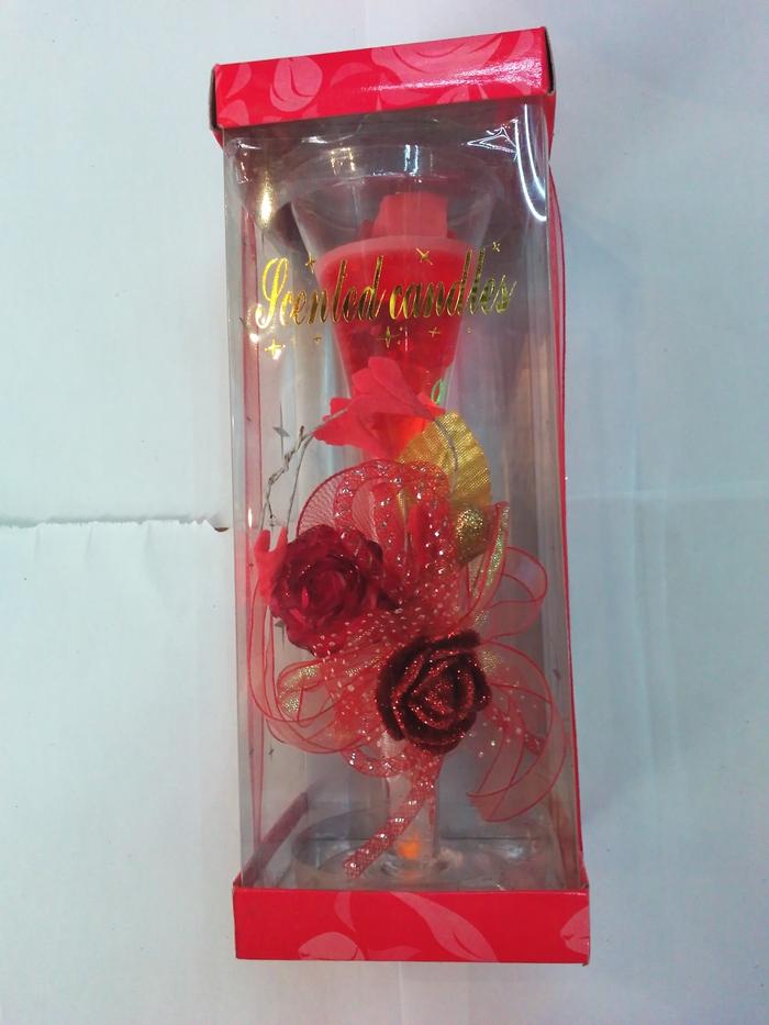 Romantic wedding candles aromatherapy goblet crystal jelly glass candle festive wedding wedding