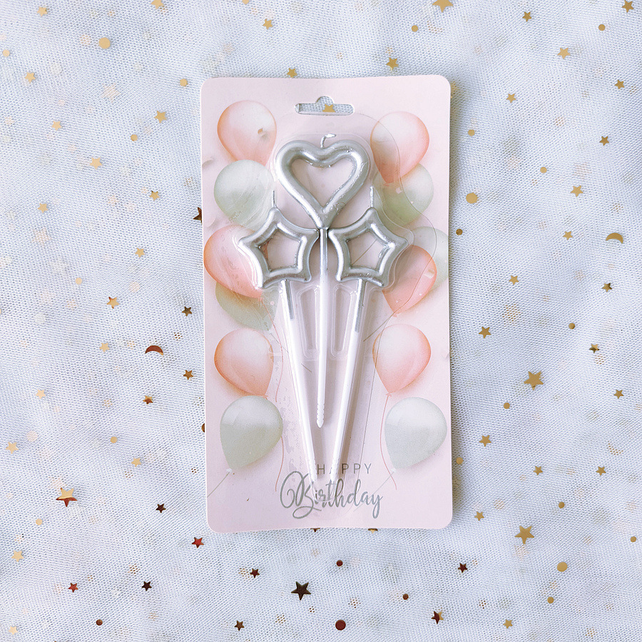  Candle Birthday Party Candle Wedding Supplies Internet Celebrity Proposal Creative Romantic Gold Plated Wedding candles