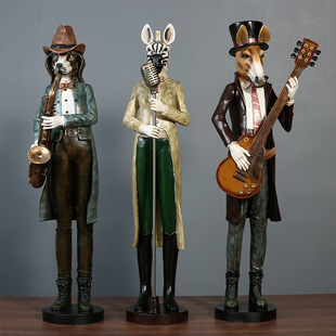 American country living room bar model room creative deer head home decoration crafts wedding gift