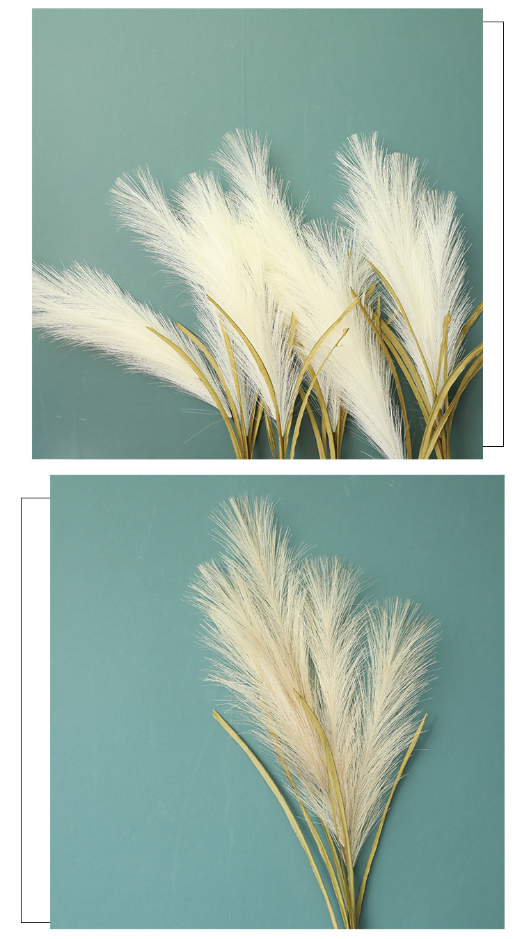 Crafts Reed Grass Ins Style Wholesale Artificial Flower Factory Artificial Flower Green Plant Wedding Cross-Border Decoration Mw09916 Crafts Reed Grass Ins Style Wholesale Artificial Flower Factory Artificial Flower Green Plant Wedding Cross-Border Decoration Mw09916