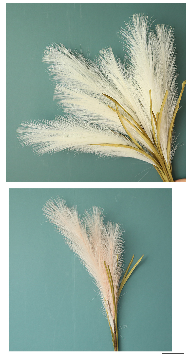 Crafts Reed Grass Ins Style Wholesale Artificial Flower Factory Artificial Flower Green Plant Wedding Cross-Border Decoration Mw09916 Crafts Reed Grass Ins Style Wholesale Artificial Flower Factory Artificial Flower Green Plant Wedding Cross-Border Decoration Mw09916
