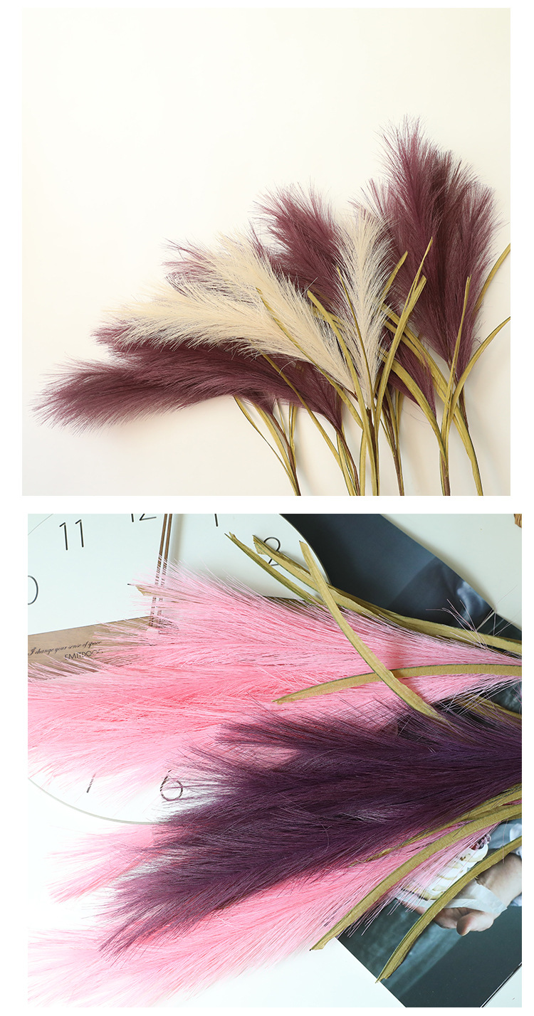 Crafts Reed Grass Ins Style Wholesale Artificial Flower Factory Artificial Flower Green Plant Wedding Cross-Border Decoration Mw09916 Crafts Reed Grass Ins Style Wholesale Artificial Flower Factory Artificial Flower Green Plant Wedding Cross-Border Decoration Mw09916
