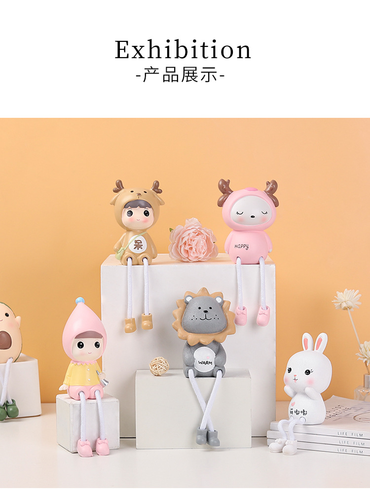 Cute Cartoon Hanging Feet Couple Doll Home Decoration Creative Wedding Gift Birthday Gift Resin Crafts Cute Cartoon Hanging Feet Couple Doll Home Decoration Creative Wedding Gift Birthday Gift Resin Crafts