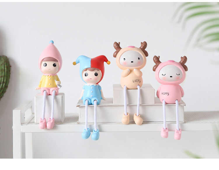 Cute Cartoon Hanging Feet Couple Doll Home Decoration Creative Wedding Gift Birthday Gift Resin Crafts Cute Cartoon Hanging Feet Couple Doll Home Decoration Creative Wedding Gift Birthday Gift Resin Crafts