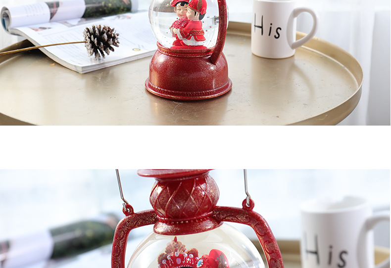 Pony Lantern Festive Wedding Supplies Night Light TikTok Celebrity Inspired Night Light Wedding Room Decoration Resin Crafts