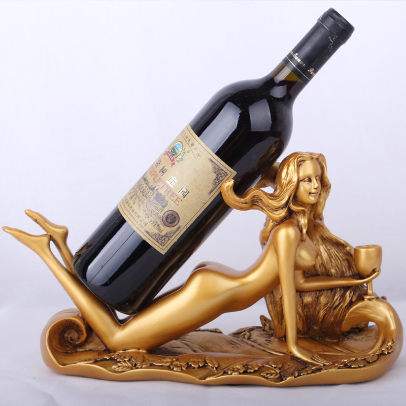 Resin Crafts European-Style Sexy Beauty Home Decoration Wine Rack Decoration Creative Wedding Gift Special Offer 58