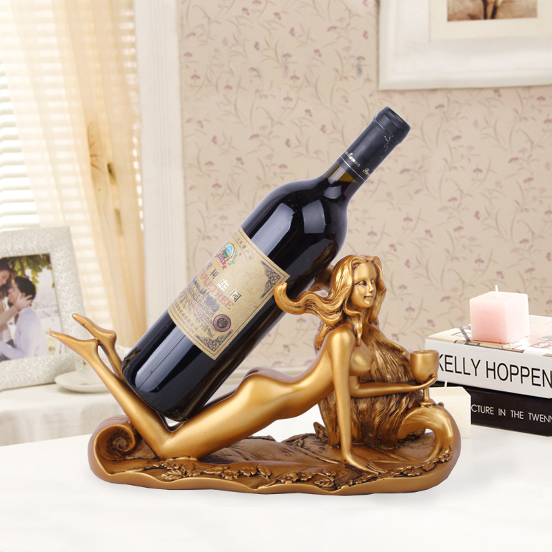 Resin Crafts European-Style Sexy Beauty Home Decoration Wine Rack Decoration Creative Wedding Gift Special Offer 58 Resin Crafts European-Style Sexy Beauty Home Decoration Wine Rack Decoration Creative Wedding Gift Special Offer 58