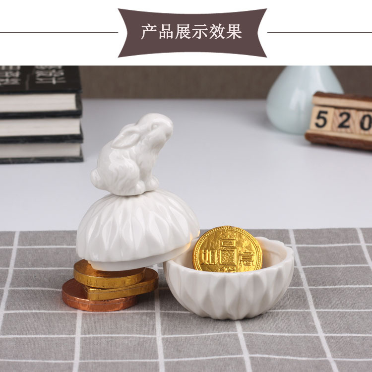Ceramic storage tank Candy tank Storage tank Electroplating crafts home decoration storage tank wedding jewelry gift box Ceramic storage tank Candy tank Storage tank Electroplating crafts home decoration storage tank wedding jewelry gift box