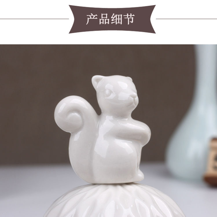 Ceramic storage tank Candy tank Storage tank Electroplating crafts home decoration storage tank wedding jewelry gift box Ceramic storage tank Candy tank Storage tank Electroplating crafts home decoration storage tank wedding jewelry gift box