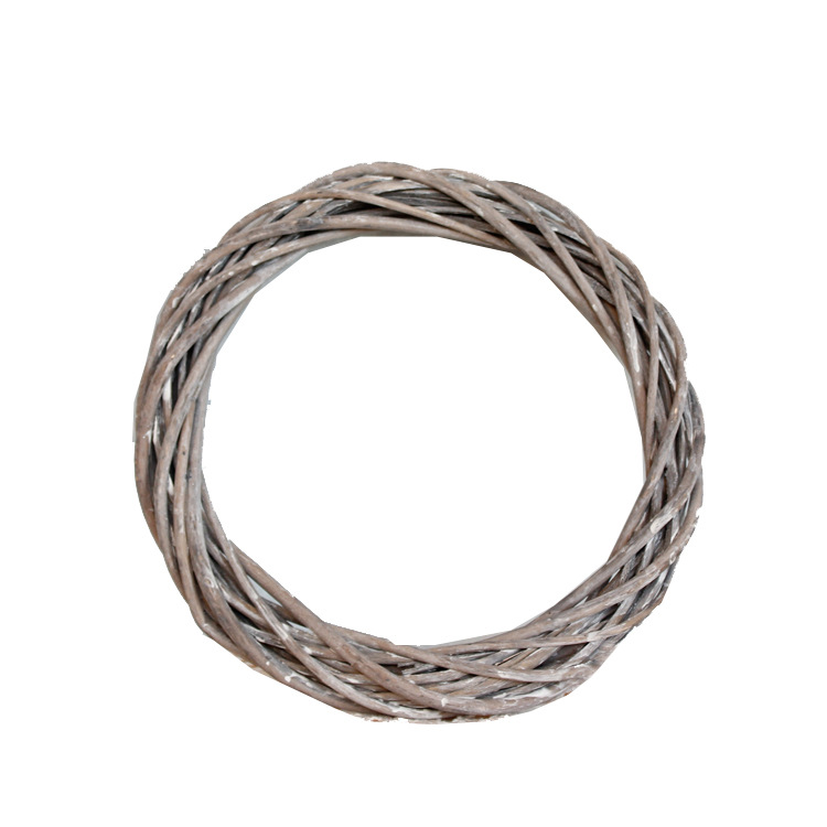 Christmas rattan ring wicker Arts and crafts flower Wedding Window door hanging Immortal Rattan ring souvenir
