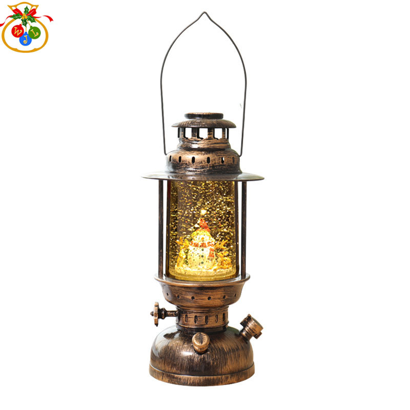Tiktok Storm Lantern Wedding Lights Vintage Steam Lights Festive European-Style Decorative Ornaments Christmas Crystal Box Xuyuan Storm Lantern Crystal