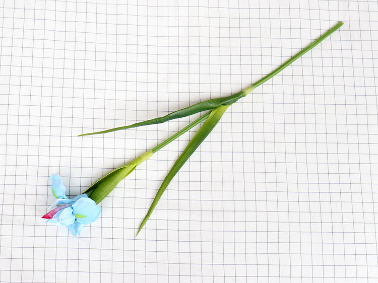 Foreign Trade Export Emulational Flower Decoration Pu Simulation Hand Feeling Irish Iris Tectorum Wedding ornaments