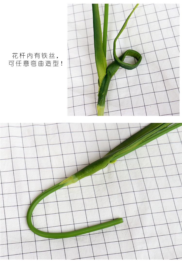 Foreign Trade Export Emulational Flower Decoration Pu Simulation Hand Feeling Irish Iris Tectorum Wedding ornaments