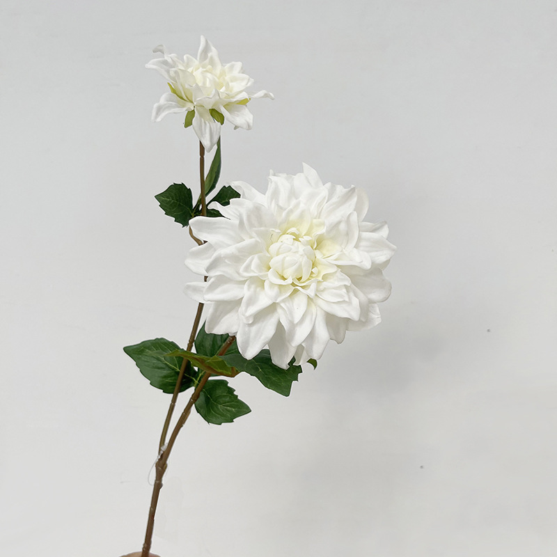 Dahlia ArtificialFake Flower Silk Flower Living Room Flower Arrangement Decoration Wedding Window Decorative Ornaments