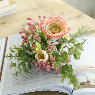 Cross-Border Artificial Flower Wedding Bouquet Holder Artificial Lotus Starry Sky Bouquet Fake Wedding ornaments Cross-Border Artificial Flower Wedding Bouquet Holder Artificial Lotus Starry Sky Bouquet Fake Wedding ornaments