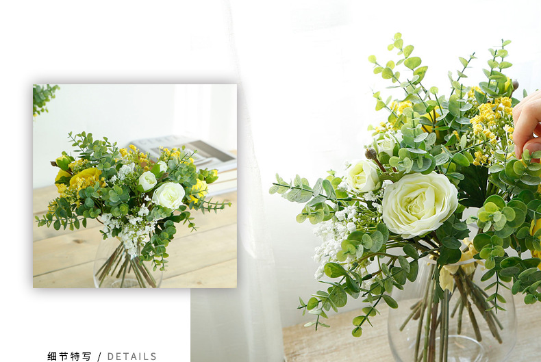 Cross-Border Artificial Flower Wedding Bouquet Holder Artificial Lotus Starry Sky Bouquet Fake Wedding ornaments Cross-Border Artificial Flower Wedding Bouquet Holder Artificial Lotus Starry Sky Bouquet Fake Wedding ornaments