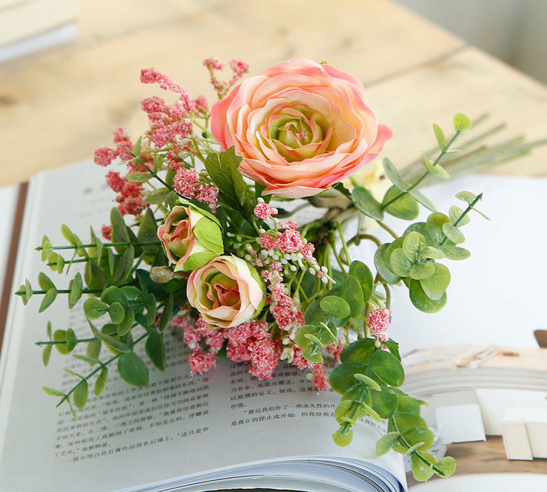 Cross-Border Artificial Flower Wedding Bouquet Holder Artificial Lotus Starry Sky Bouquet Fake Wedding ornaments Cross-Border Artificial Flower Wedding Bouquet Holder Artificial Lotus Starry Sky Bouquet Fake Wedding ornaments