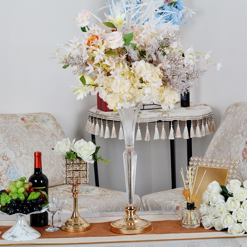 Wedding Props Road Lead Flower Stand Wedding Table Ornaments Flower Device Simple Flower Arrangement Decorative Ornament