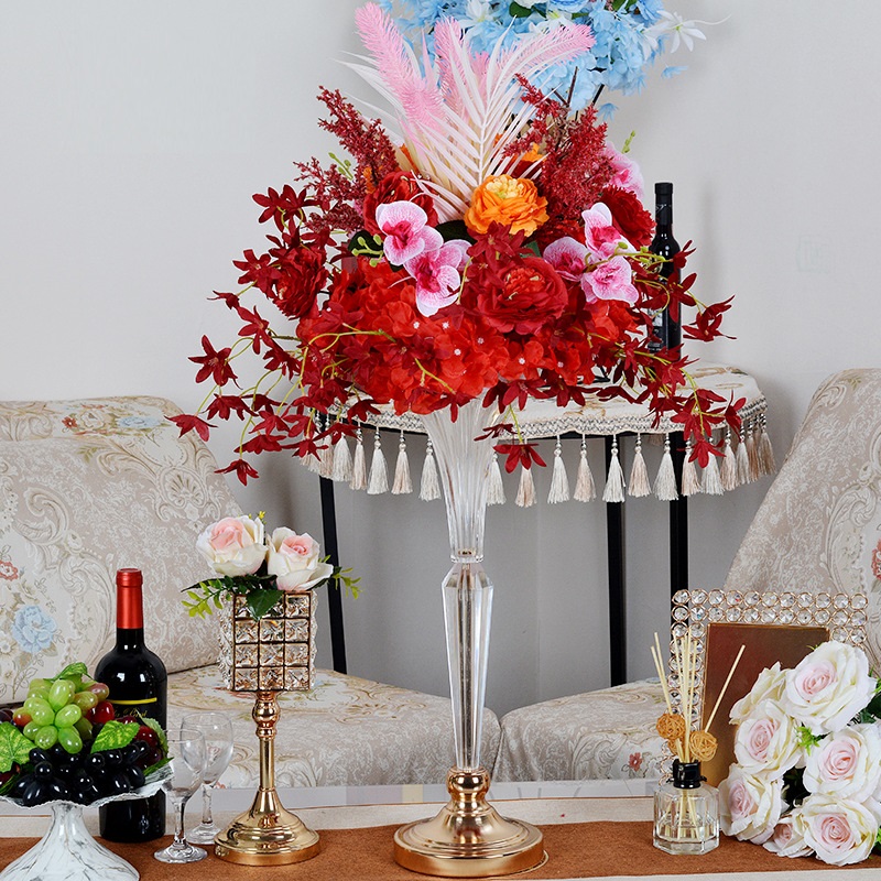 Wedding Props Road Lead Flower Stand Wedding Table Ornaments Flower Device Simple Flower Arrangement Decorative Ornament