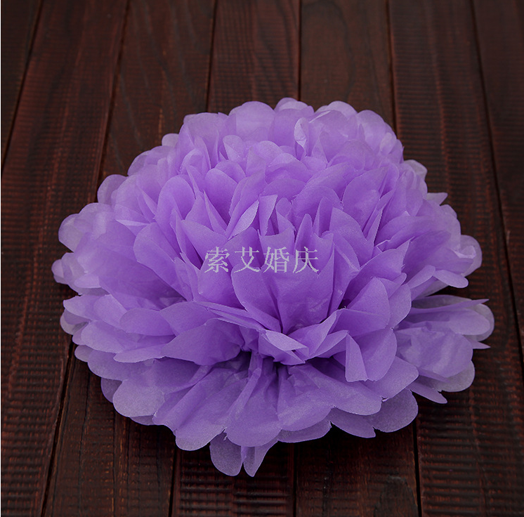 Children&#039;s birthday party wedding supplies wedding room decoration paper flower paper flower ball 35cm