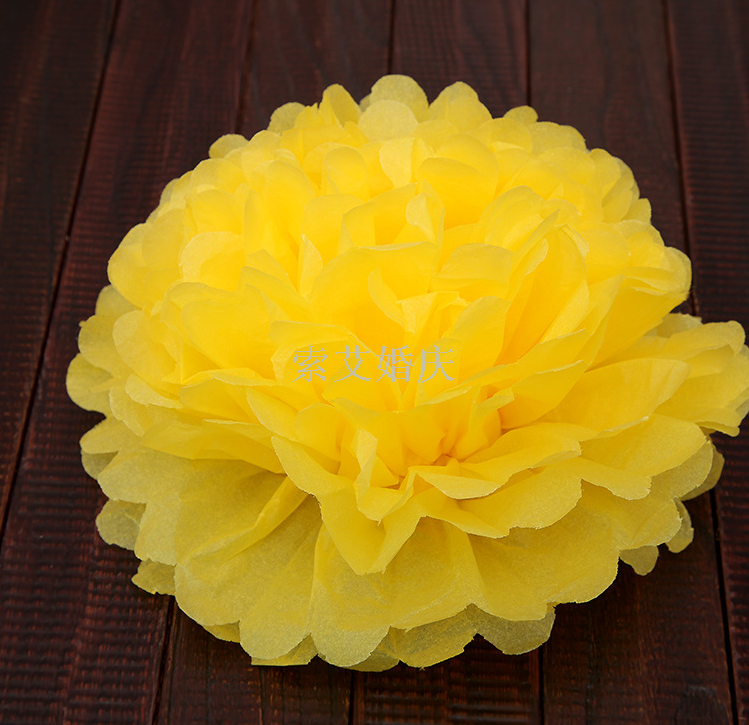 Children's birthday party wedding supplies wedding room decoration paper flower paper flower ball 35cm
