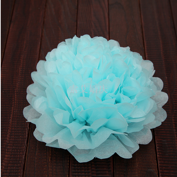 Children's birthday party wedding supplies wedding room decoration paper flower paper flower ball 35cm